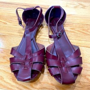 Women’s American Eagle Leather Strap Sandals